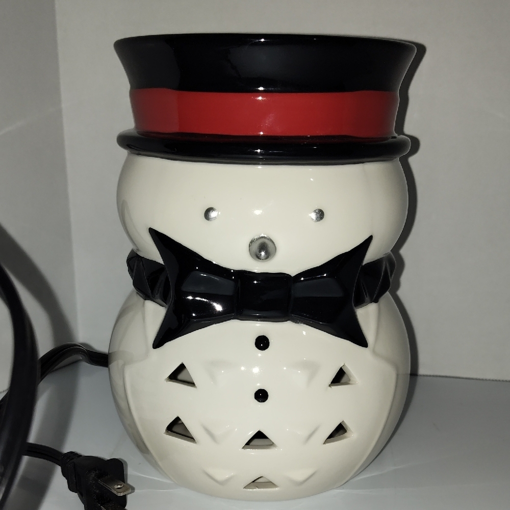 Yankee Candle Scenterpiece Tart Warmer Wax Jack Frost Snowman Electric Melt Cup